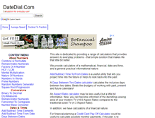 Tablet Screenshot of datedial.com